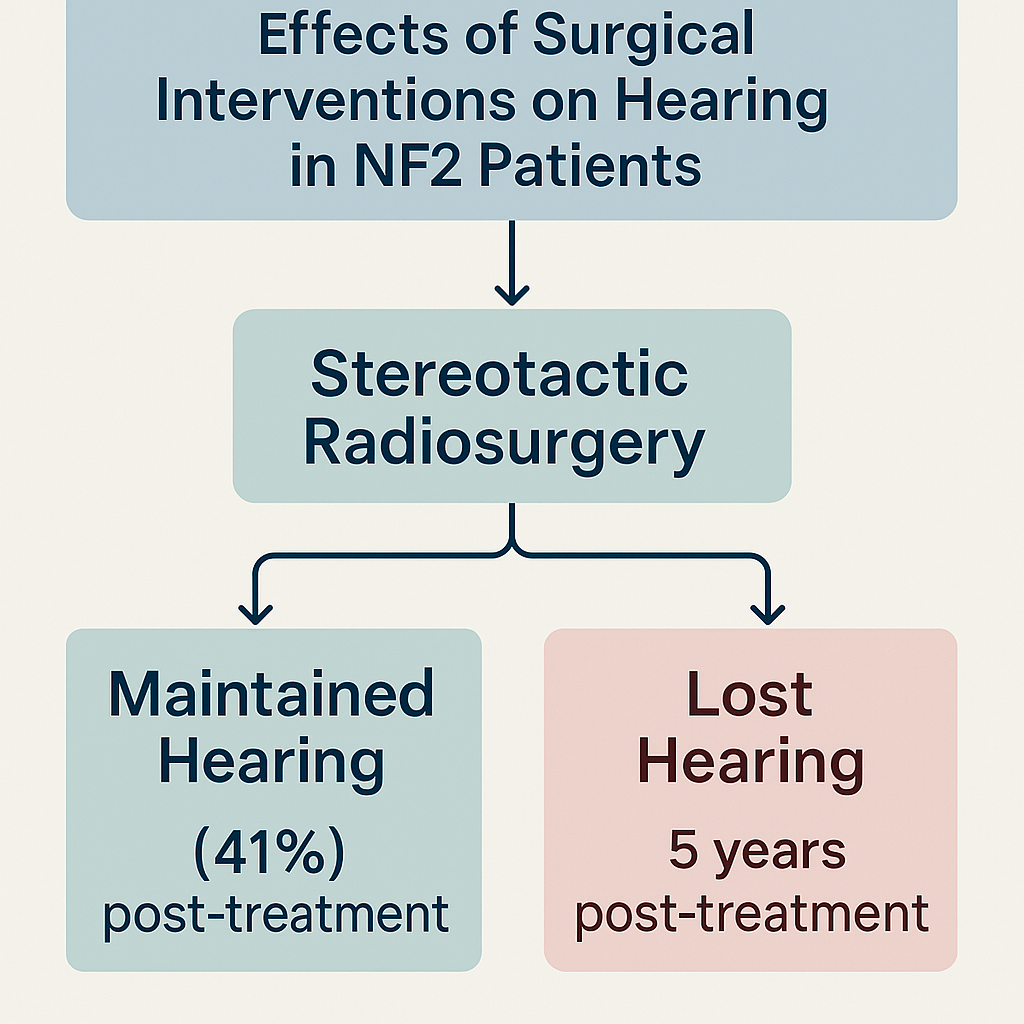 Diagram of surgical interventions and outcomes